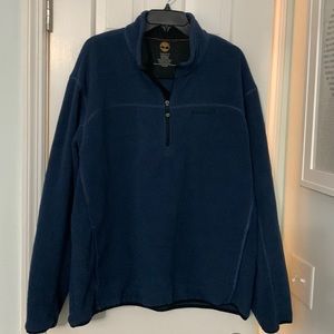 Mens Timberland 3/4 fleece zip up